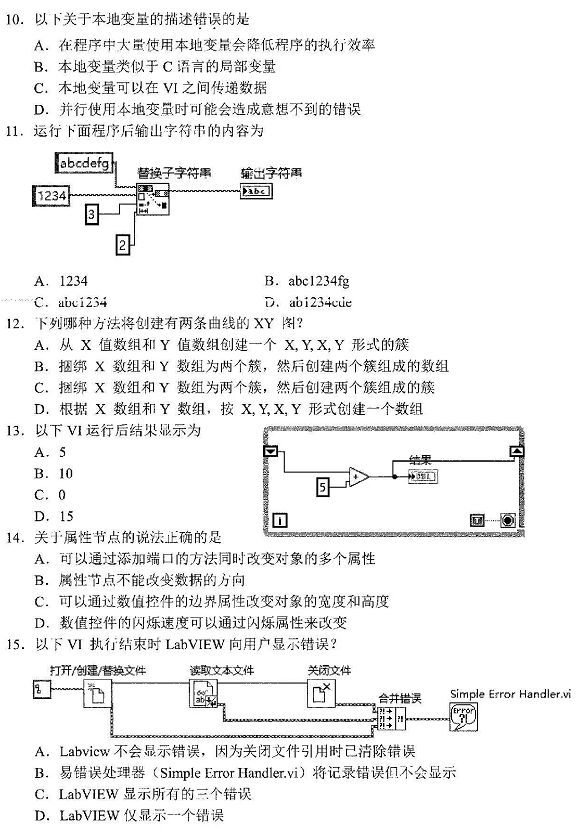 2022年4月自考10789智能仪器真题试卷