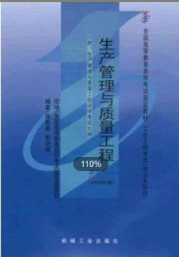 2022年江苏自考《生产管理与质量工程02647》