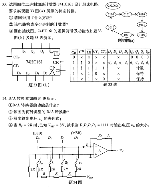 2021年4月自考02234电子技术基础(一)真题与答案