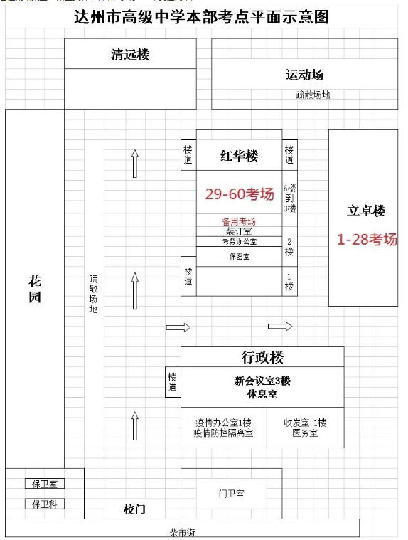 四川达州2023年10月高等教育自学考试考点详情