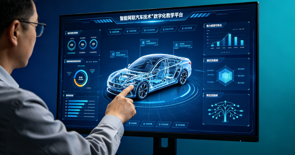 华夏大地教育网深耕“AI+职教”，为智能网联汽车铸造“数字大脑”.png